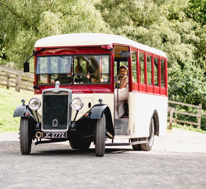 Vintage Wedding Bus | Vintage Fairground at Blists Hill Victorian Town Museum in Ironbridge | Lisa Carpenter Photographer