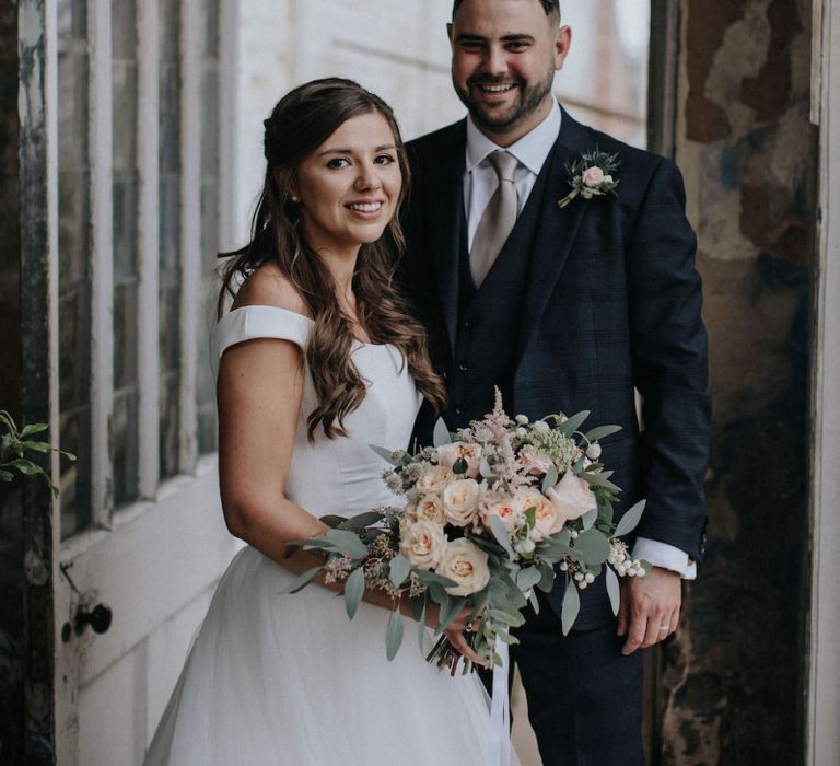 Happy Bride and Groom Wedding Picture