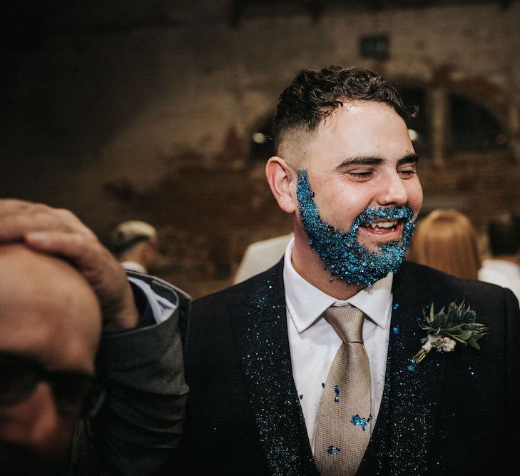 Groom with Glitter Beard