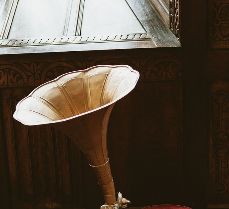 Vintage Gramophone Wedding Decor