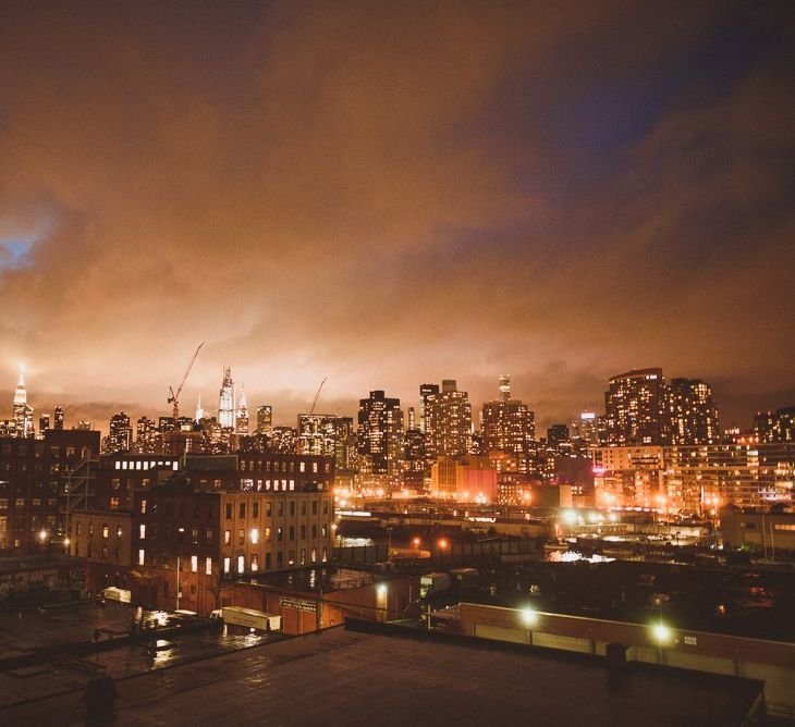 New York skyline for Brooklyn wedding