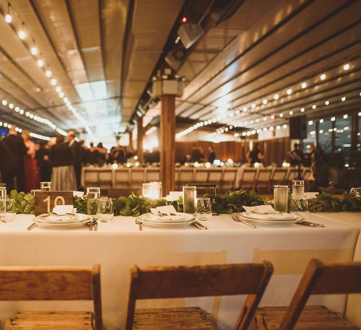 Industrial wedding breakfast