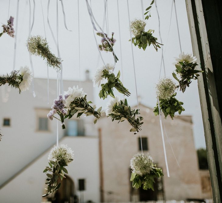 Strung Up Flower Heads