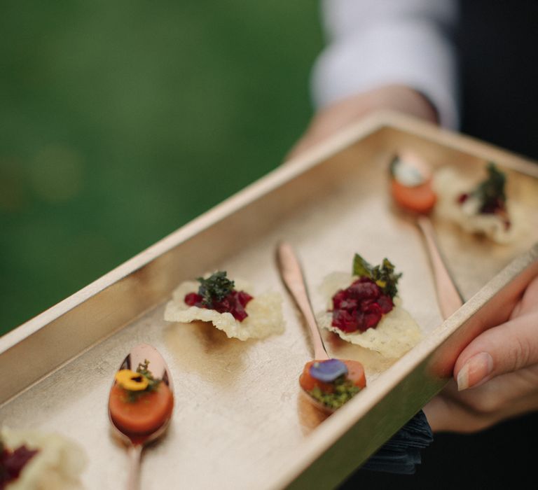 Rhubarb Wedding Catering | Contemporary Elegance Wedding in the Countryside  | M &amp; J Photography | Film by Jacob and Pauline