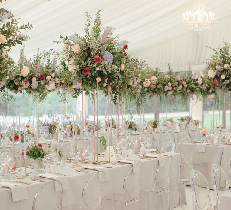 WILLOWGOLD Floral Design | Marquee Reception | Contemporary Elegance Wedding in the Countryside  | M &amp; J Photography | Film by Jacob and Pauline