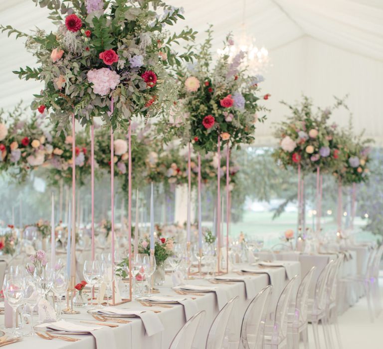 WILLOWGOLD Floral Design | Marquee Reception | Contemporary Elegance Wedding in the Countryside  | M &amp; J Photography | Film by Jacob and Pauline