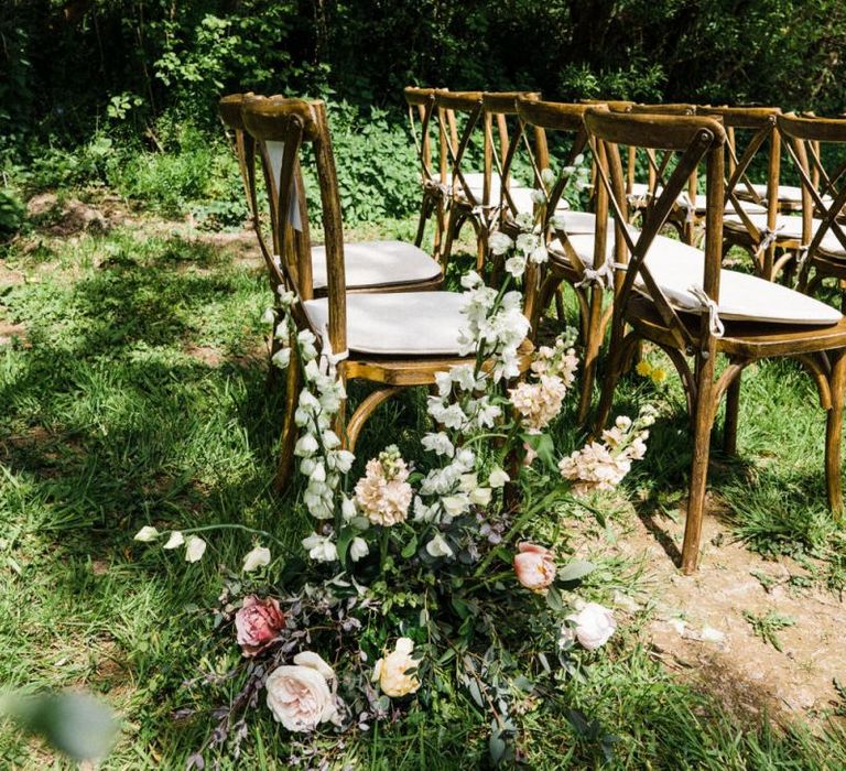 Wedding Ceremony Aisle Flowers