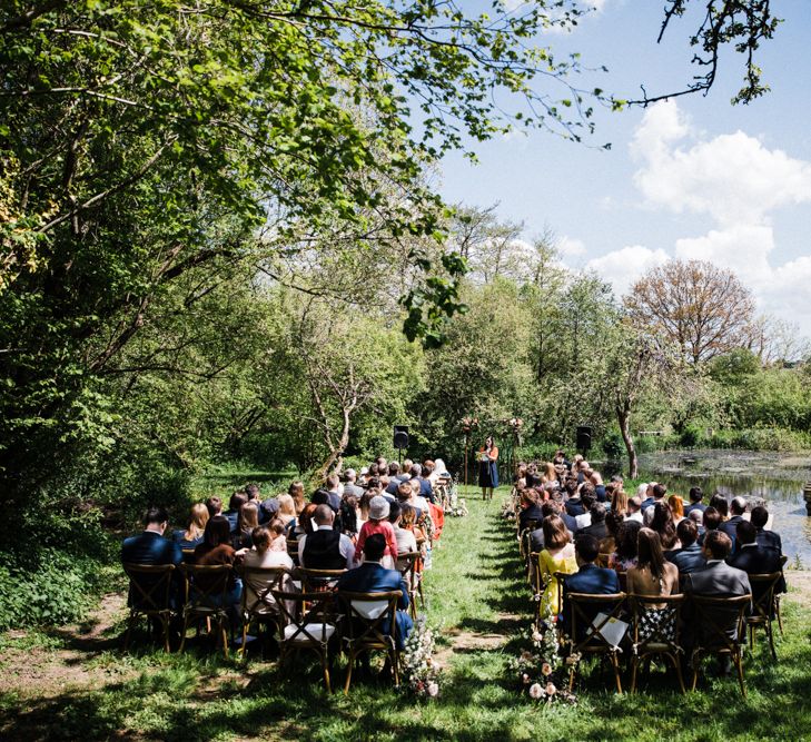 Outdoor Wedding Ceremony at Anran in Devon