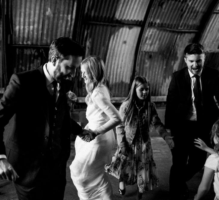 Bride and Groom Dancing