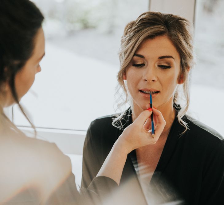 Bridal beauty for Kinkell Byre wedding