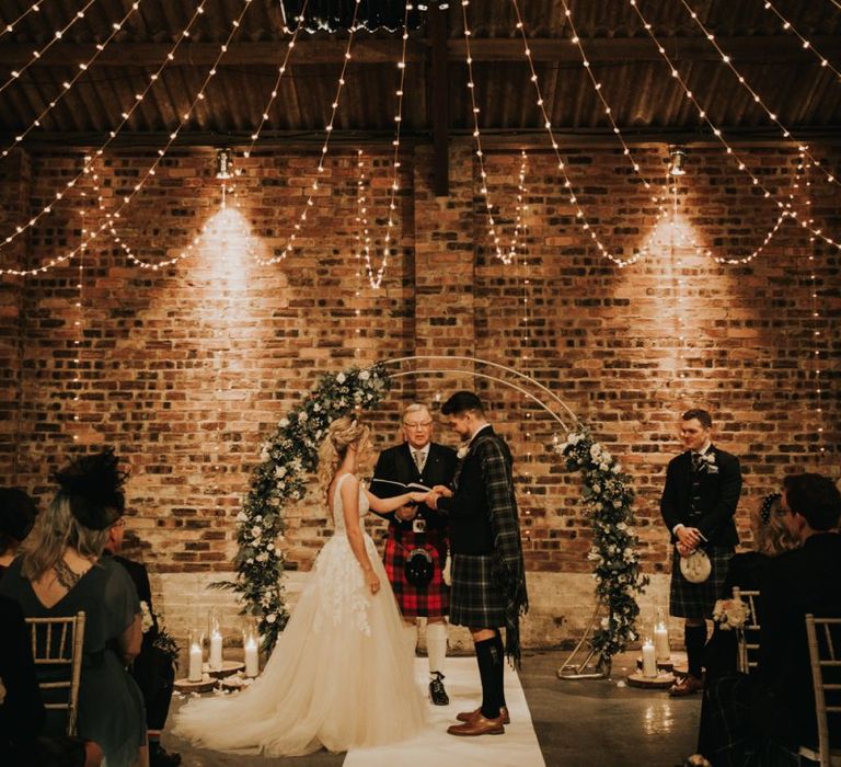 Kinkell Byre wedding ceremony