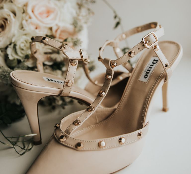 Dune wedding shoes for Kinkell Byre wedding