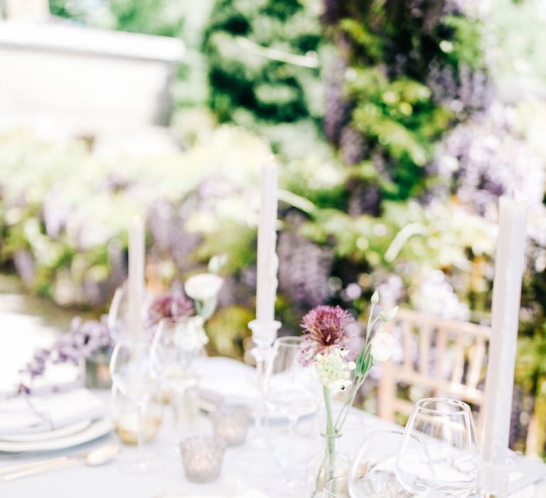 Elegant Place Setting with Linen Napkin