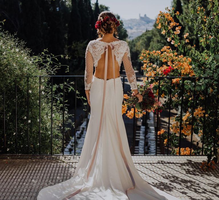 Outdoor Wedding by the Beach at Marqués de Montemolar, Spain, Planned &amp; Styled by Paloma Cruz Eventos | Water Sports Theme with Surf Boards Table Plan | Rubén Hernández Bridal Separates | Paco &amp; Aga Photography