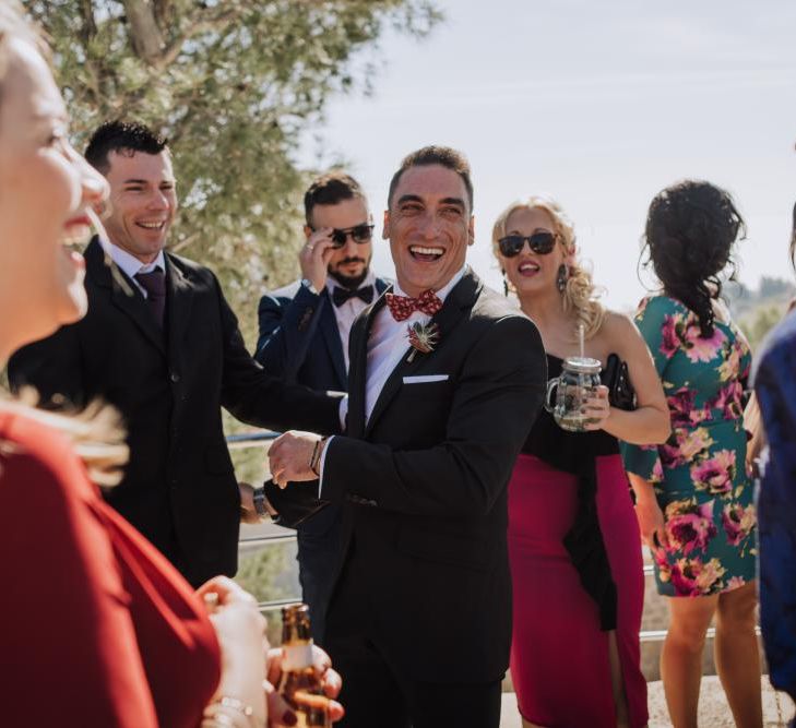 Outdoor Wedding by the Beach at Marqués de Montemolar, Spain, Planned &amp; Styled by Paloma Cruz Eventos | Water Sports Theme with Surf Boards Table Plan | Rubén Hernández Bridal Separates | Paco &amp; Aga Photography