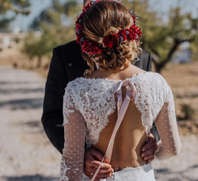 Outdoor Wedding by the Beach at Marqués de Montemolar, Spain, Planned &amp; Styled by Paloma Cruz Eventos | Water Sports Theme with Surf Boards Table Plan | Rubén Hernández Bridal Separates | Paco &amp; Aga Photography