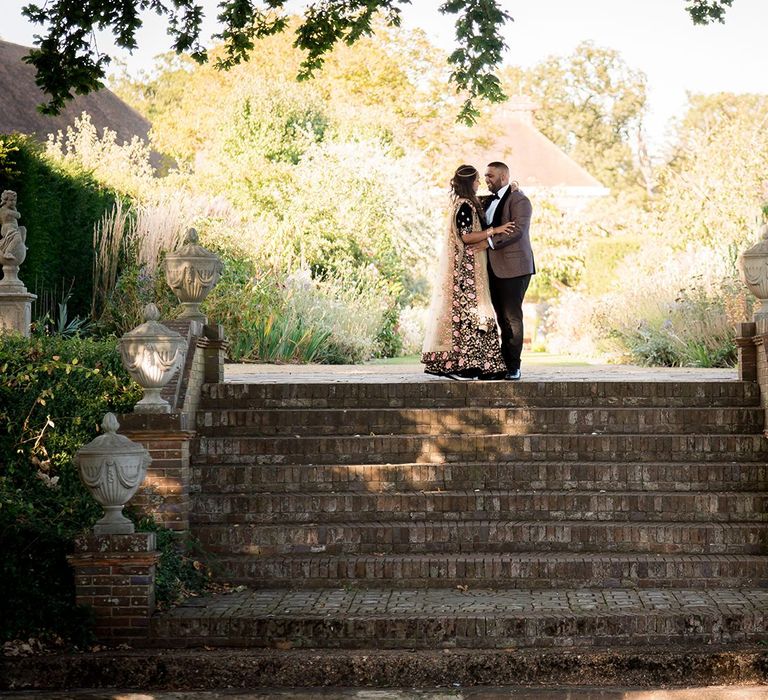 Engagement session at Micklefield Hall wedding venue