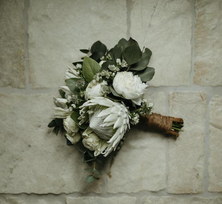 White wedding bouquet