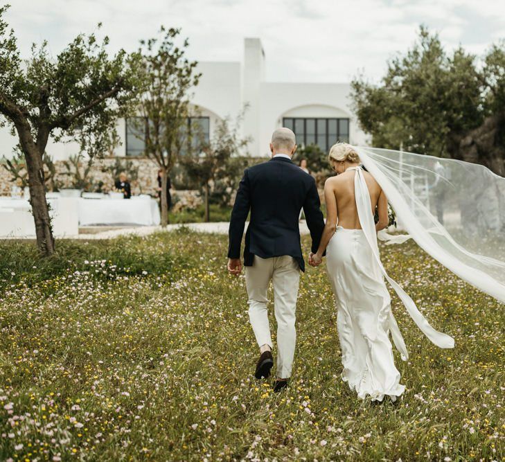 Backless Halfpenny London wedding dress