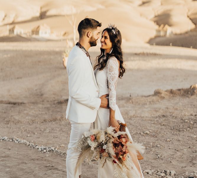 Desert Moroccan elopement wedding