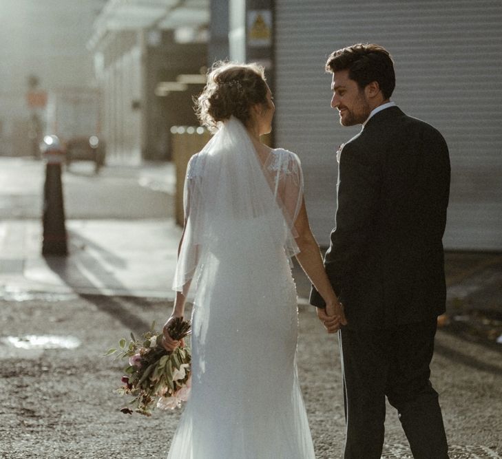 Groom In Moss Bros. Suit // Image By Olivia &amp; Dan Photography