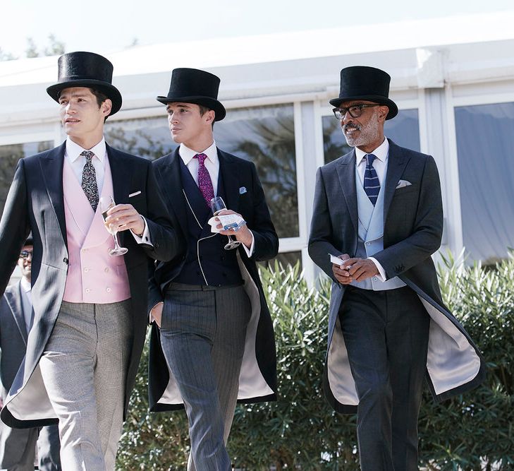 Top Hat And Tails Suits For Grooms From Moss Bros.