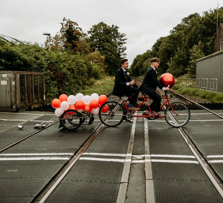 Wedding transport for groom