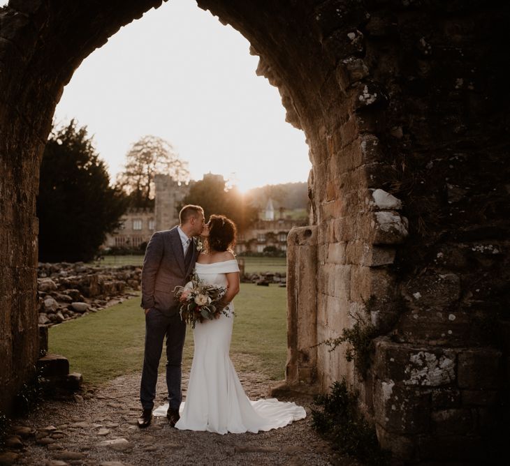 Golden hour portrait at Tithe Barn Bolton Abbey