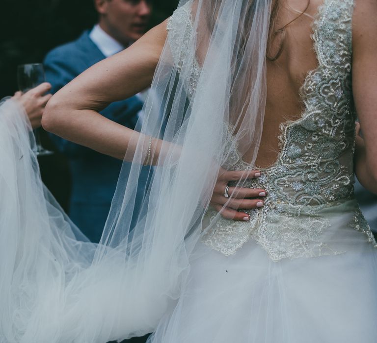 Bride In Jane Bourvis Gown // Image By Ross Talling Photography