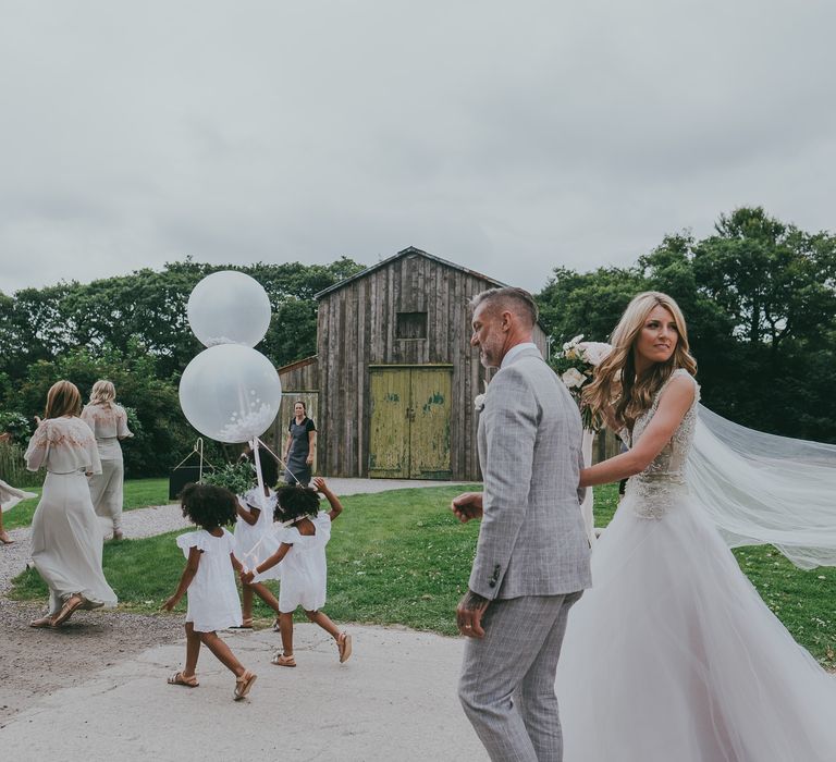 Wedding Ceremony Nancarrow Farm // Image By Ross Talling Photography