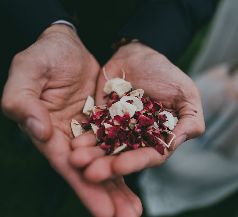 Dried Petal Confetti // Image By Ross Talling Photography