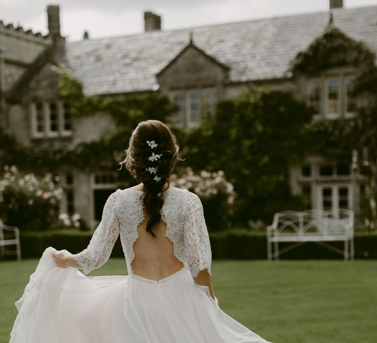 The Enchanted April Bridal Collection For 2019 From Naomi Neoh The Lost Orangery From Unique Home Stays Images Adam And Grace Photographers And Sophia Veres