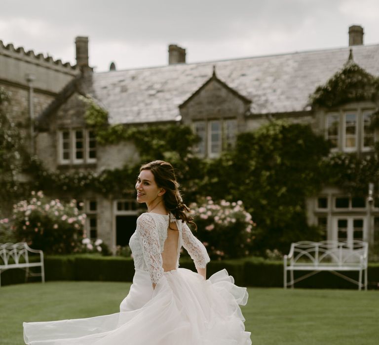 The Enchanted April Bridal Collection For 2019 From Naomi Neoh The Lost Orangery From Unique Home Stays Images Adam And Grace Photographers And Sophia Veres