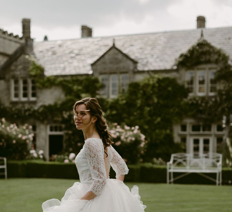 The Enchanted April Bridal Collection For 2019 From Naomi Neoh The Lost Orangery From Unique Home Stays Images Adam And Grace Photographers And Sophia Veres