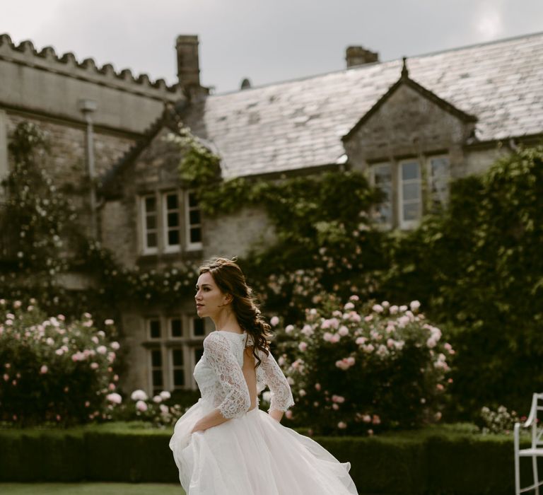 The Enchanted April Bridal Collection For 2019 From Naomi Neoh The Lost Orangery From Unique Home Stays Images Adam And Grace Photographers And Sophia Veres