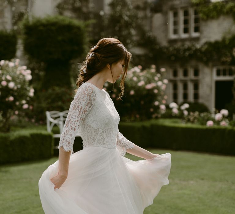 The Enchanted April Bridal Collection For 2019 From Naomi Neoh The Lost Orangery From Unique Home Stays Images Adam And Grace Photographers And Sophia Veres