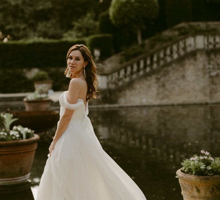 The Enchanted April Bridal Collection For 2019 From Naomi Neoh The Lost Orangery From Unique Home Stays Images Adam And Grace Photographers And Sophia Veres