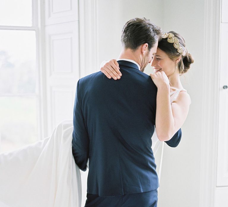 Groom In Black Tie // Image By Imogen Xiana