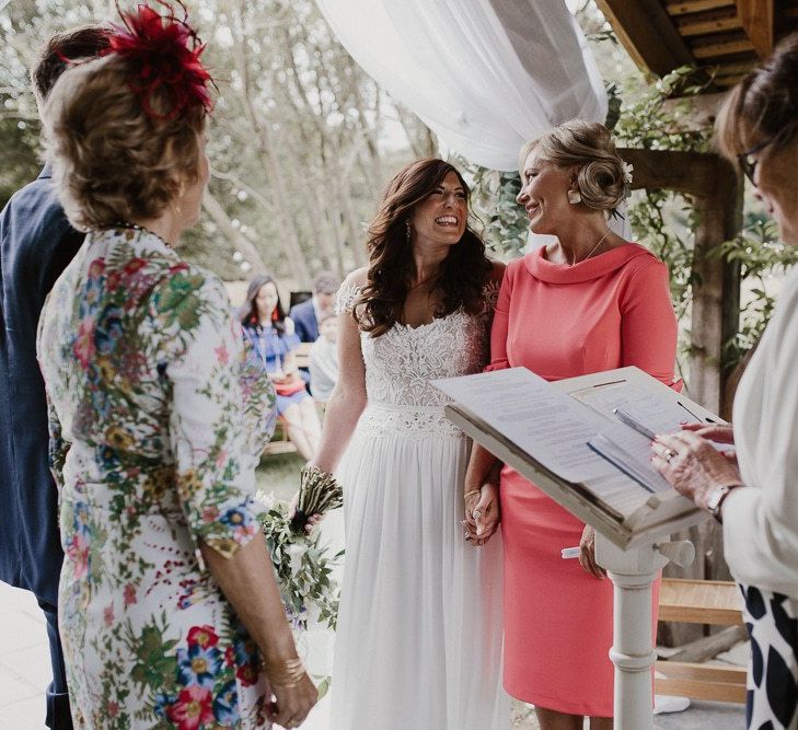 Mother of Bride and Mother of Groom During Ceremony