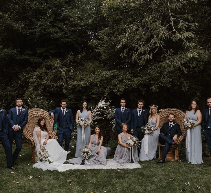 Bridal Party and Groomsmen  Portrait