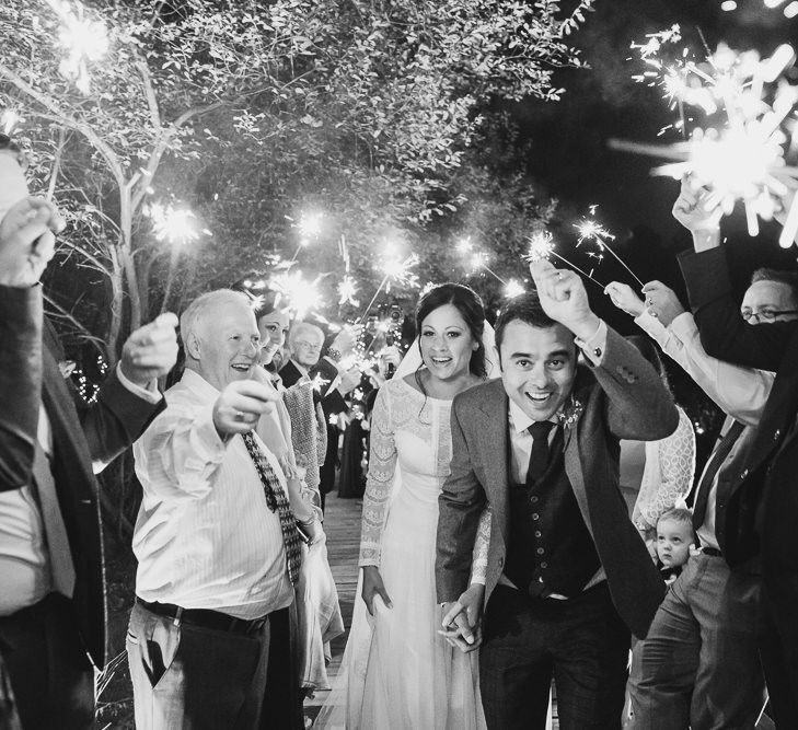 Wedding Sparklers // Tipi Wedding At Weald Country Park Essex With Bride In Maggie Sottero Planned By Louise Perry With Images From Jasmine Jade Photography