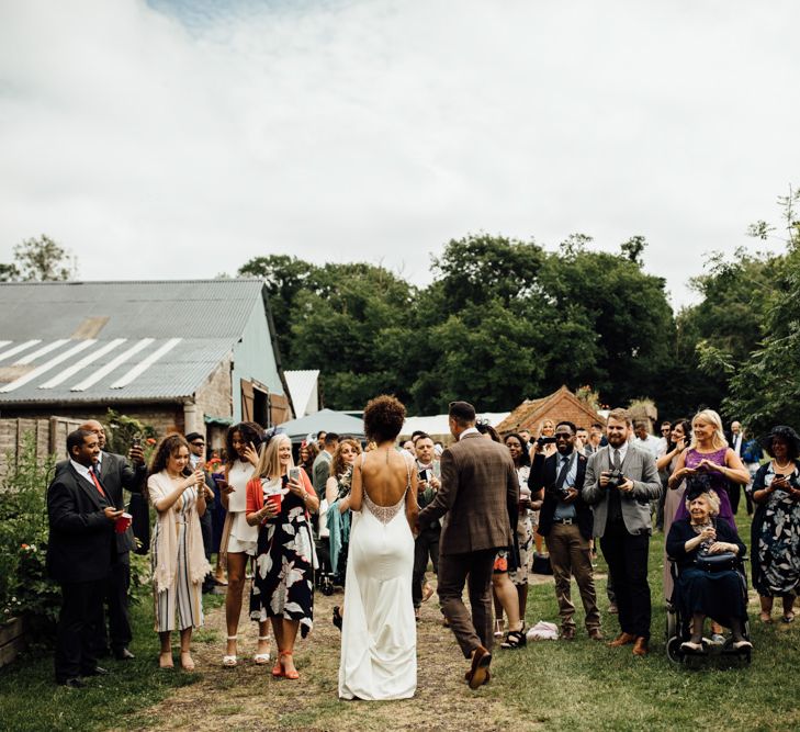 Caribbean Influenced Wedding Kingsthorpe Lodge Barn With Steel Band And Bride In Maggie Sottero Images From Ania Ames Photography