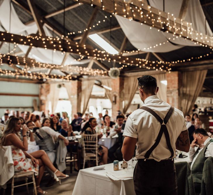 Caribbean Influenced Wedding Kingsthorpe Lodge Barn With Steel Band And Bride In Maggie Sottero Images From Ania Ames Photography