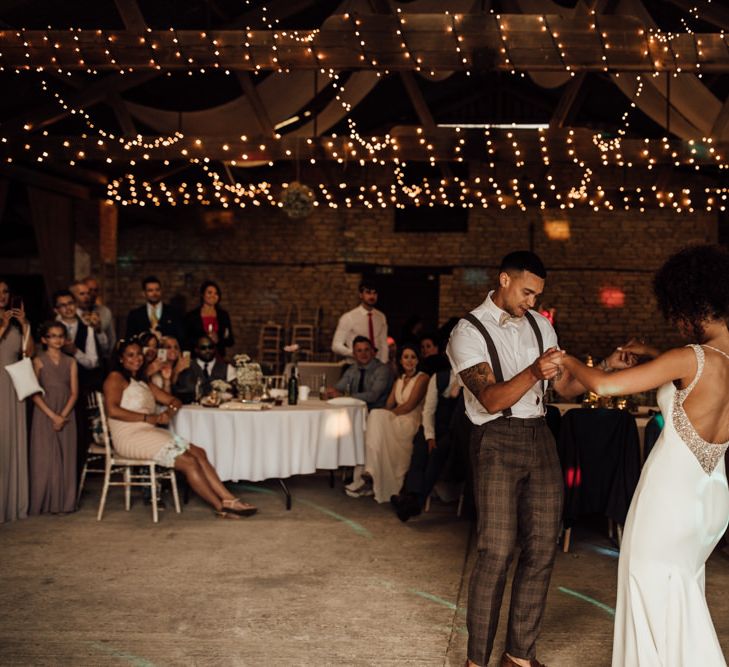 Caribbean Influenced Wedding Kingsthorpe Lodge Barn With Steel Band And Bride In Maggie Sottero Images From Ania Ames Photography