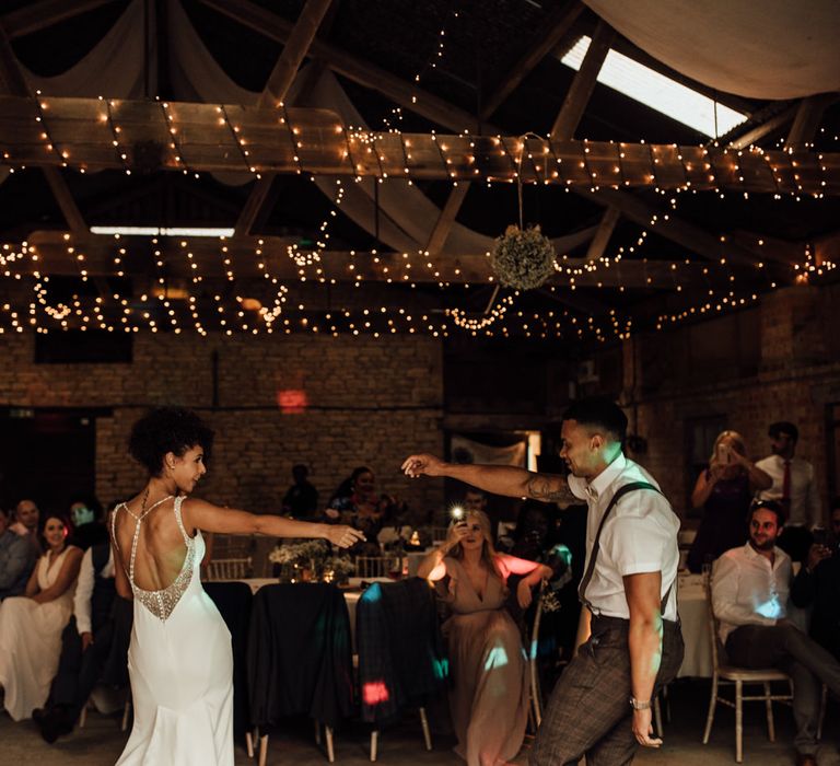 Caribbean Influenced Wedding Kingsthorpe Lodge Barn With Steel Band And Bride In Maggie Sottero Images From Ania Ames Photography