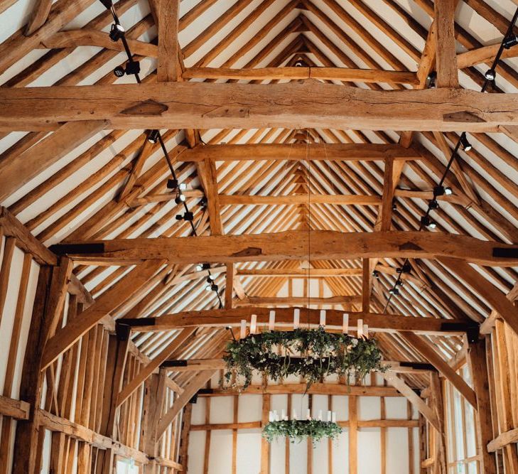 Rustic decoration at Micklefield Hall wedding