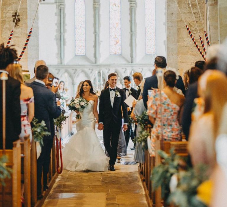 Church wedding ceremony in Sussex