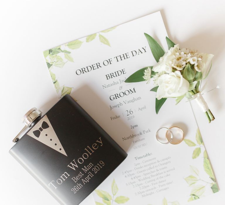 Order of The Day Wedding Stationery and Grooms Accessories