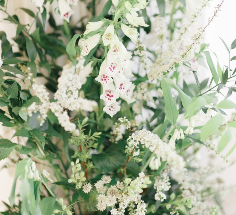 White and Green Wedding Flowers