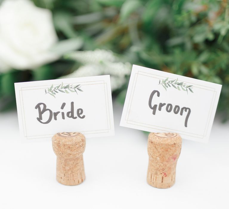 Cork Name Place Cards